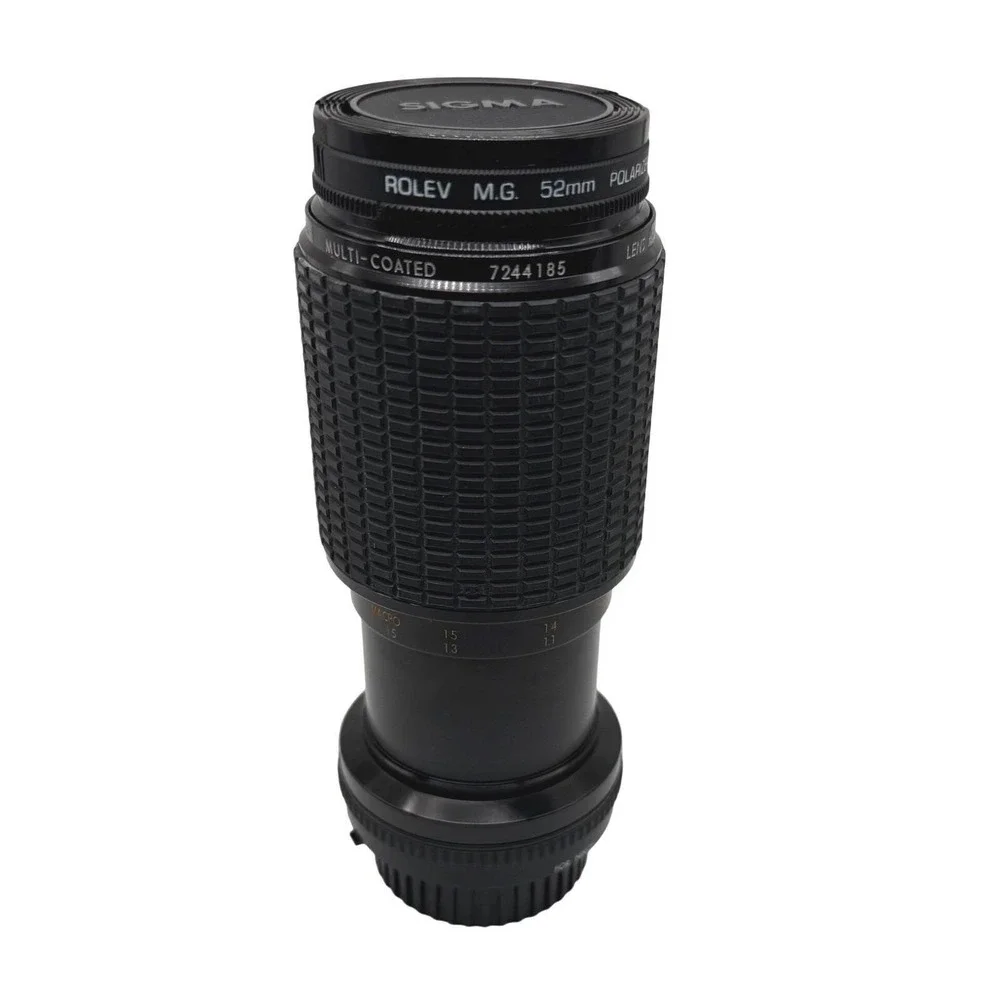 Sigma Zoom-Master 70-210 f/4-5.6 for Nikon - Made in Japan-Case & Filter